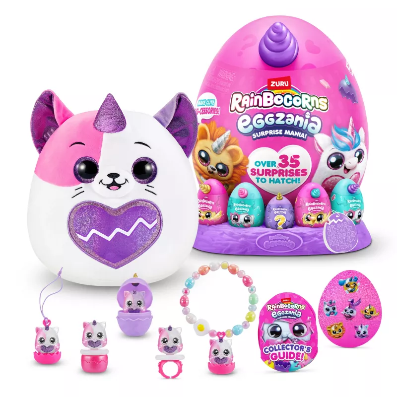 Rotaļu figūriņa Zuru Rainbocorns Eggzania Surprise Series 1 — sortimenta kolekcionējamā figūriņa (viens gabals)