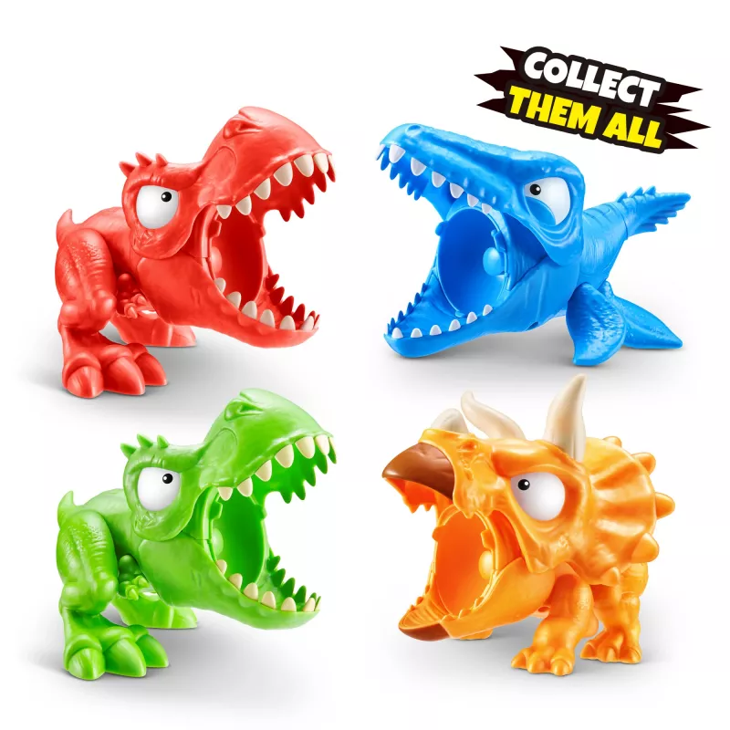Zuru Smashers T-Rex Battles rotaļu figūra — kolekcionējama dinozauru darbības figūra, dažādi modeļi