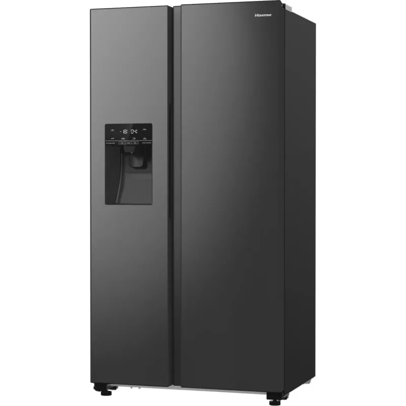 Hisense RS5P535NTFE blakus ledusskapis Brīvstāvošs 566 L Melns