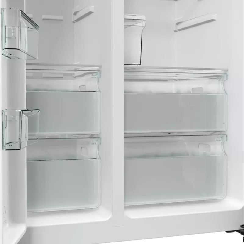 Hisense RS5P535NTFE blakus ledusskapis Brīvstāvošs 566 L Melns