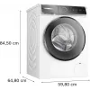Bosch Serie 8 WGB244AW0 veļas mazgājamā mašīna, ielādējama no priekšas, 9 kg, 1400 apgr./min, Balta