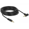 Audio kabelis 3,5 mm spraudnis/spraudnis DeLOCK 83760 5 m melns