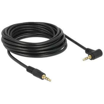 Audio kabelis 3,5 mm spraudnis/spraudnis DeLOCK 83760 5 m melns