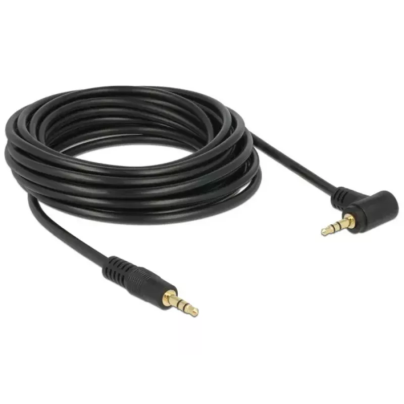 Audio kabelis 3,5 mm spraudnis/spraudnis DeLOCK 83760 5 m melns