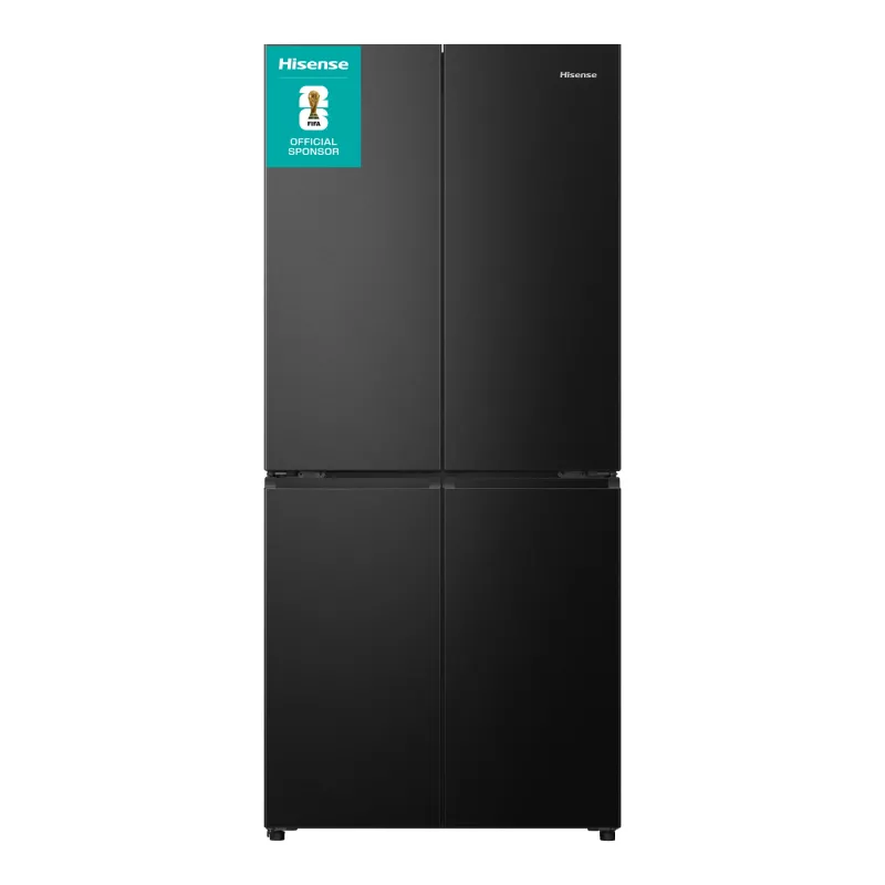 Hisense RQ5P470SAFD Brīvstāvošs 483 L Melns, nerūsējošais tērauds