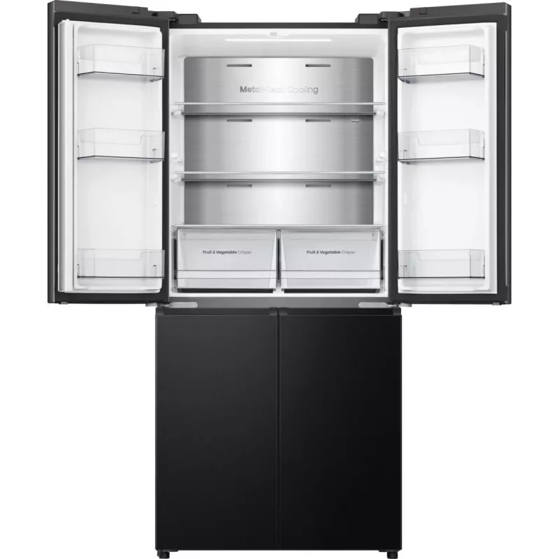 Hisense RQ5P470SAFD Brīvstāvošs 483 L Melns, nerūsējošais tērauds