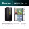 Hisense RQ5P470SAFD Brīvstāvošs 483 L Melns, nerūsējošais tērauds