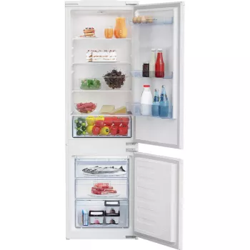 Beko BCSA285K4SN ledusskapis-saldētava Iebūvējams 271 L Balts
