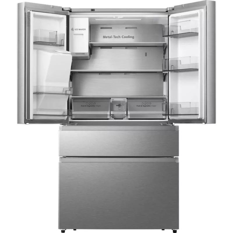 Hisense RF728N4SASE Brīvi stāvošs 560 L Nerūsējošais tērauds