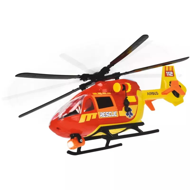 Rotaļlietu ātrās palīdzības helikopters Dickie modelis 203716024, reālistisks dizains, rotaļu transportlīdzeklis