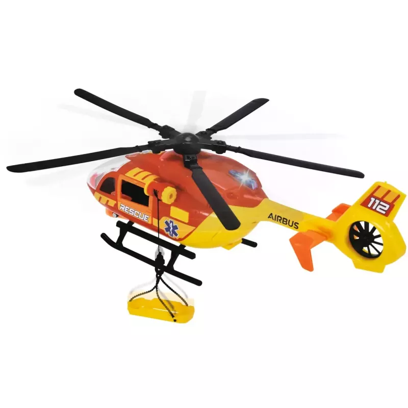 Rotaļlietu ātrās palīdzības helikopters Dickie modelis 203716024, reālistisks dizains, rotaļu transportlīdzeklis