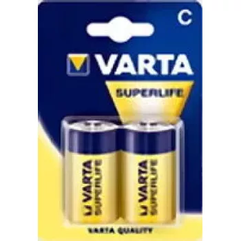 Varta Superlife C vienreizlietojamā cinka-oglekļa baterija, C izmērs, 1,5 V, 50 mm