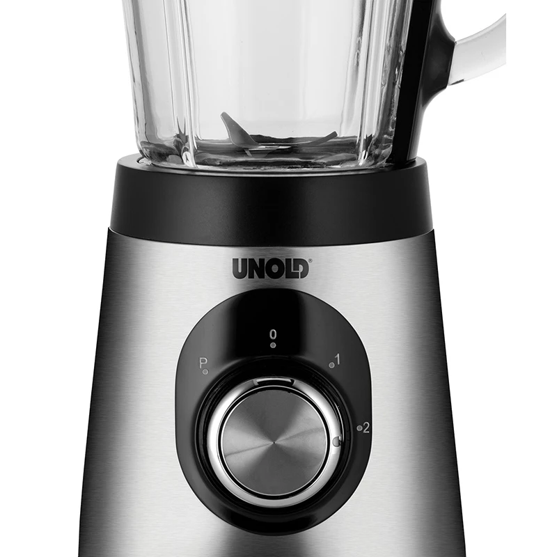 Unold Edel 1,5 L galda blenderis 500 W melns, nerūsējošais tērauds, caurspīdīgs