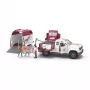 schleich HORSE CLUB Mobilais veterinārārsts ar piekabi, dzīvnieks, zirgi, 5 gadi, daudzkrāsains