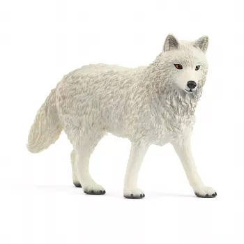 Figūra Schleich Wilk Polarny 14880 – dzīvnieku figūriņa, detalizēts plastmasas modelis, kolekcionējama rotaļu figūra