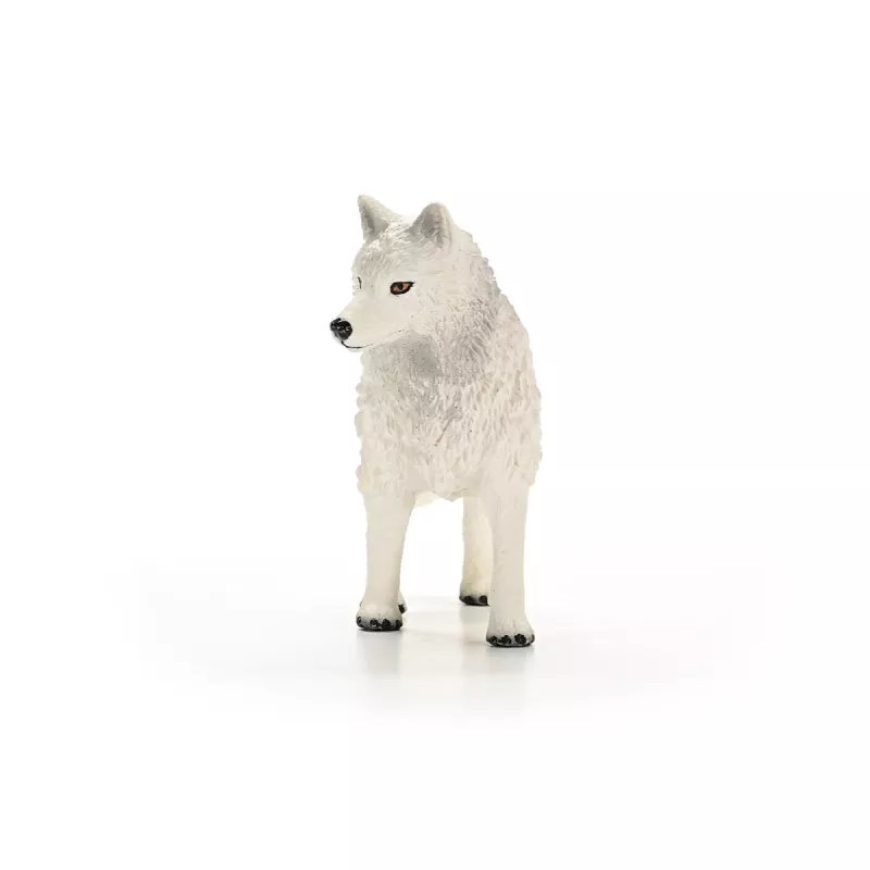 Figūra Schleich Wilk Polarny 14880 – dzīvnieku figūriņa, detalizēts plastmasas modelis, kolekcionējama rotaļu figūra