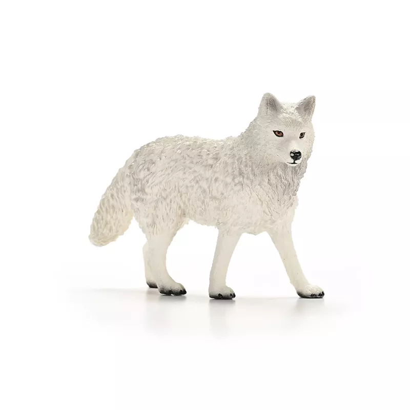 Figūra Schleich Wilk Polarny 14880 – dzīvnieku figūriņa, detalizēts plastmasas modelis, kolekcionējama rotaļu figūra