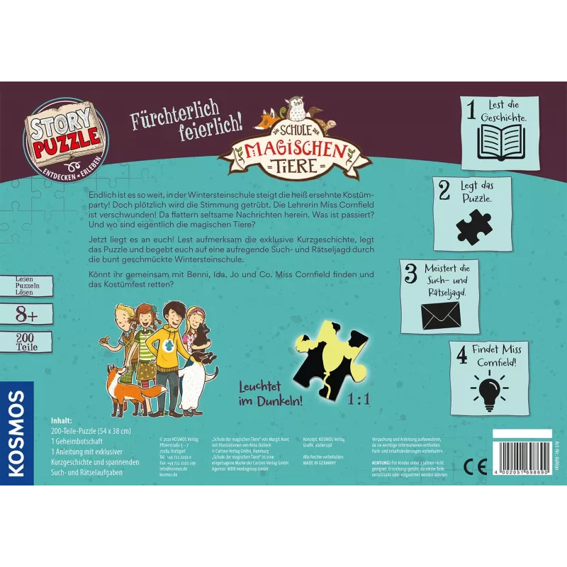 Stāstu mīkla: Maģisko dzīvnieku skola - Briesmīgi svinīgi!