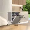 Gorenje GV663A66 pilnībā iebūvējams 16 galda piederumu komplekti