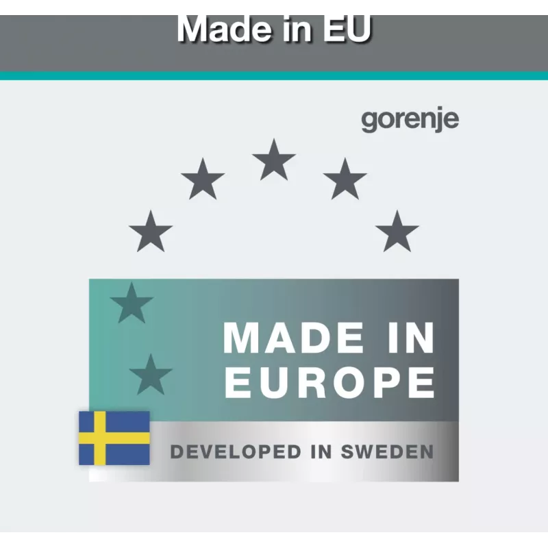 Gorenje GV663A66 pilnībā iebūvējams 16 galda piederumu komplekti