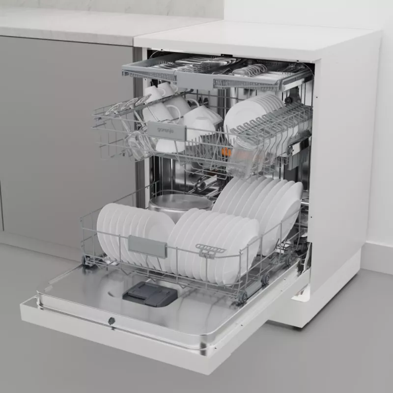 Gorenje GS643C90W Brīvstāvoša 16 galda piederumu komplektiem