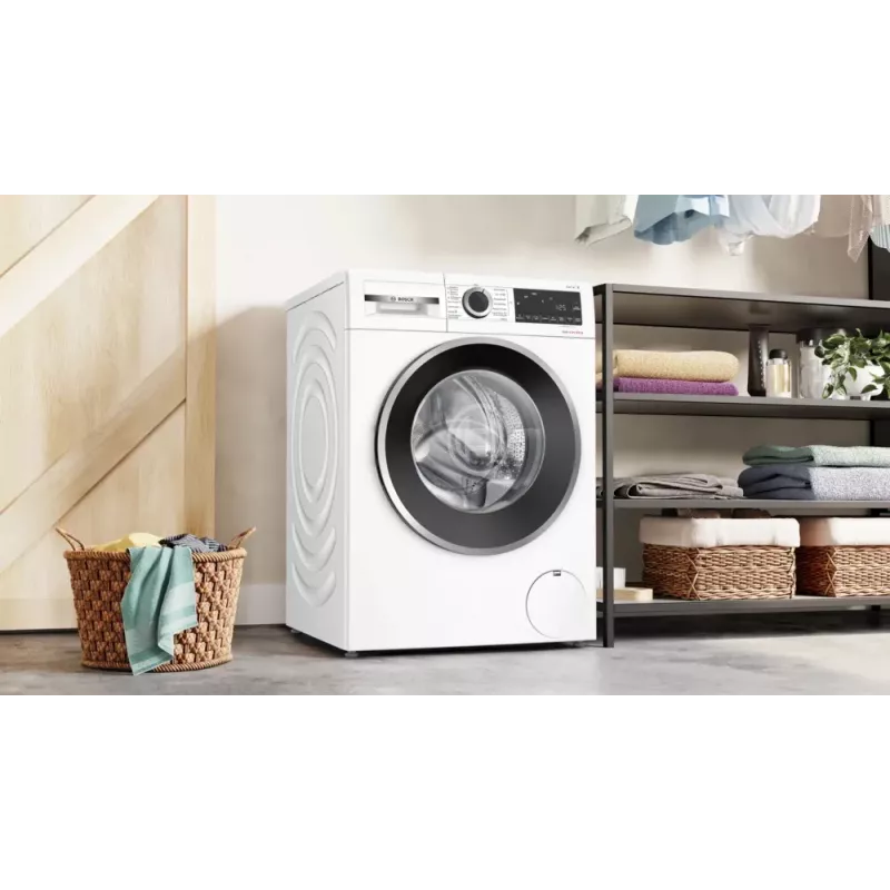 Bosch WNG24442 veļas mazgājamā un žāvējamā mašīna Brīvstāvoša Ielādējama no priekšas Balta
