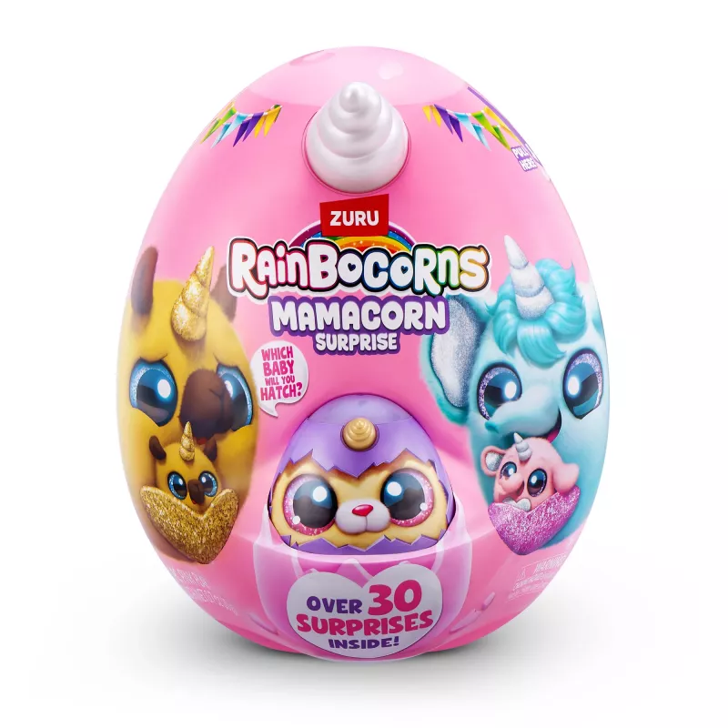 Rotaļlietu figūra Zuru Mamacorn Surprise — kolekcionējama Rainbocorns atsevišķa figūra