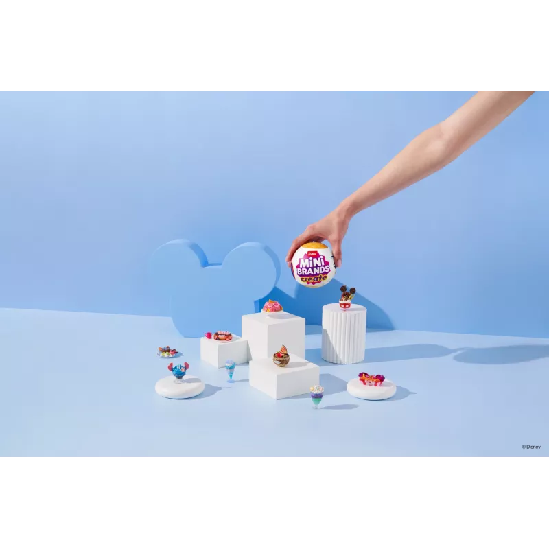 Mini Brands Create Disney Snacks Series 1 kapsula, Virtuve, 8 gadi, Iekļautas baterijas, LR44, Daudzkrāsains