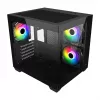 Fortron FSP Geh Mini S140 BA micro-ATX / M-ITX PC korpuss, ARGB, melns