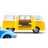 Automašīnu modeļu komplekts Siku VW T1 ar piekabi un VW Beetle, salikts 1:50, izmērs 42×200×51 mm