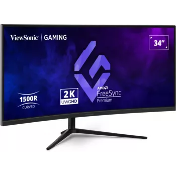 Viewsonic VX3418C-2K datora monitors 86,4 cm (34 collu) 3440 x 1440 pikseļi UltraWide Quad HD Melns