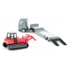 Siku MAN kravas automašīna ar buldozeru, kravas automašīnas/piekabes modelis, 1:87, MAN, pelēka, sarkana, Ķīna