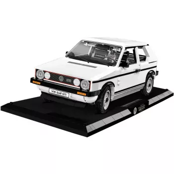 1:12 mēroga modelēšanas komplekts Cobi Volkswagen Golf GTI 1976–1983 Executive Edition — detalizēta būvējama kopija