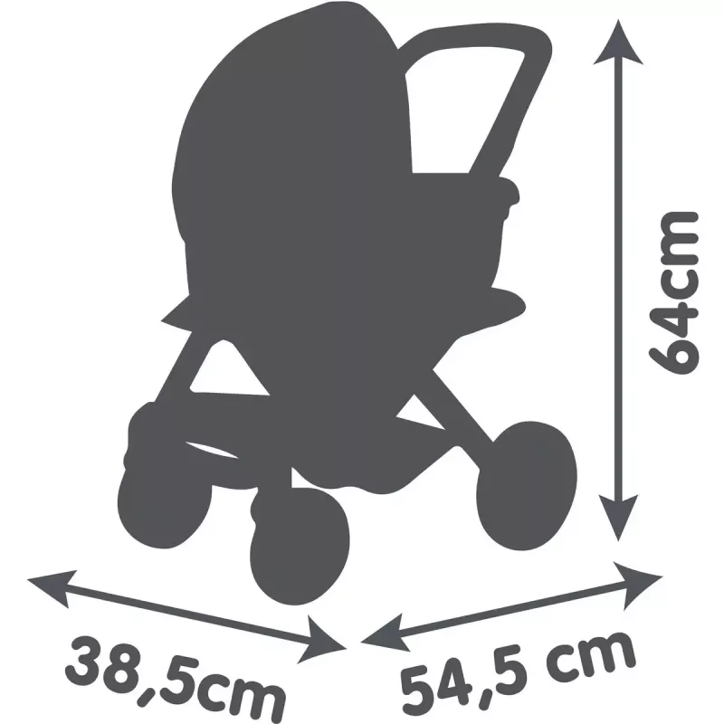 Leļļu rati 3-in-1 Simba-Dickie Smoby Maxi-Cosi bēši