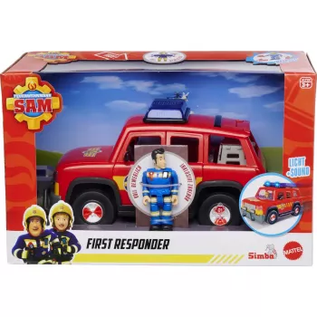 Rotaļu transportlīdzeklis Simba‑Dickie Fireman Sam First Responder Vehicle – rotaļu komplekts glābšanas lomu spēlēm