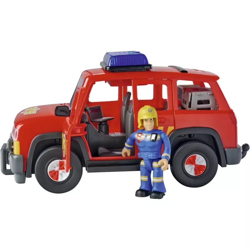 Rotaļu transportlīdzeklis Simba‑Dickie Fireman Sam First Responder Vehicle – rotaļu komplekts glābšanas lomu spēlēm