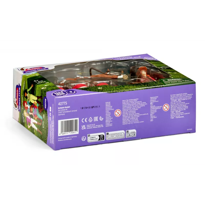 schleich ZIRGU KLUBS Hannas rietumu piedzīvojumi, 5 gadi, Zirgi, Daudzkrāsains, Plastmasa
