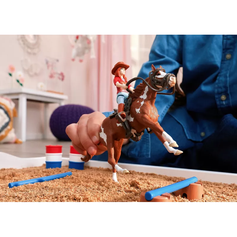 schleich ZIRGU KLUBS Hannas rietumu piedzīvojumi, 5 gadi, Zirgi, Daudzkrāsains, Plastmasa