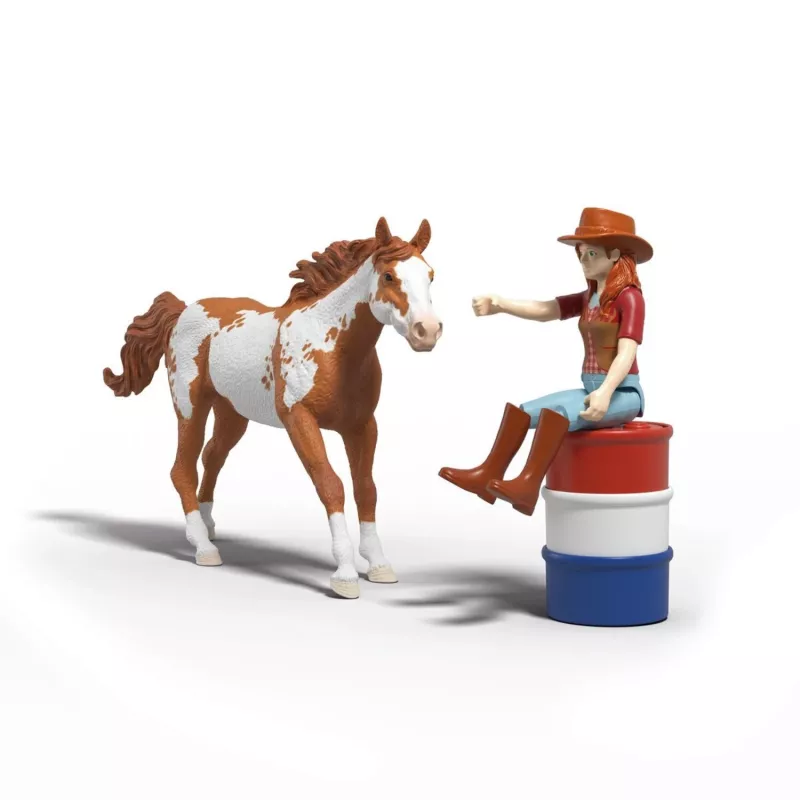 schleich ZIRGU KLUBS Hannas rietumu piedzīvojumi, 5 gadi, Zirgi, Daudzkrāsains, Plastmasa