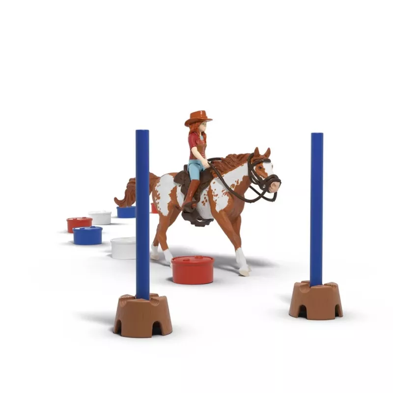 schleich ZIRGU KLUBS Hannas rietumu piedzīvojumi, 5 gadi, Zirgi, Daudzkrāsains, Plastmasa