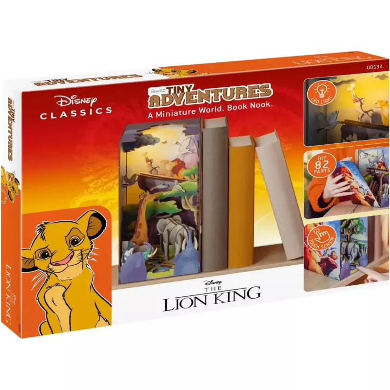 Plastmasas modeļu komplekts REVELL Tiny Adventures Disney The Lion King 00534 — nav norādīts mērogs, saliekami gabali, piemērots bērniem