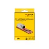 DeLOCK pārveidotājs M.2 Key B+M vīr. uz RJ45 2,5 Gigabit LAN portu