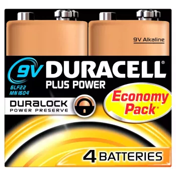 Duracell Plus Power vienreizlietojamā baterija 9V sārmaina
