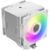 CPU dzesētājs SCYTHE Mugen 6 Dual Fan balta ARGB Edition, divi 120 mm ventilatori, balta apdare