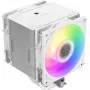 CPU dzesētājs SCYTHE Mugen 6 Dual Fan balta ARGB Edition, divi 120 mm ventilatori, balta apdare