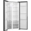 Gorenje HZF55082 NRS917E41BX G400, brīvi stāvošs, American door, melns, 2 durvis, skārienjūtīgs, LED