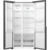 Gorenje HZF55082 NRS917E41BX G400, brīvi stāvošs, American door, melns, 2 durvis, skārienjūtīgs, LED