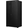 Gorenje HZF55082 NRS917E41BX G400, brīvi stāvošs, American door, melns, 2 durvis, skārienjūtīgs, LED