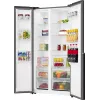 Gorenje HZF55082 NRS917E41BX G400, brīvi stāvošs, American door, melns, 2 durvis, skārienjūtīgs, LED