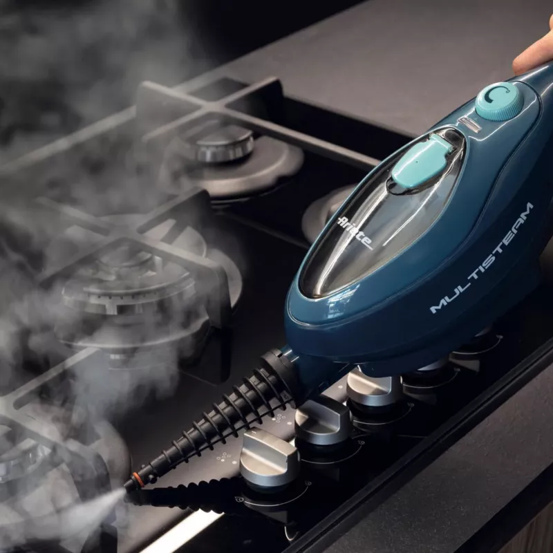 Ariete 4164 Steam mop 10 in 1, tvaika mops, iznīcina 99,9% mikrobus un baktērijas, piederumu komplekts, neierobežots darbības laiks, 1500 vatu